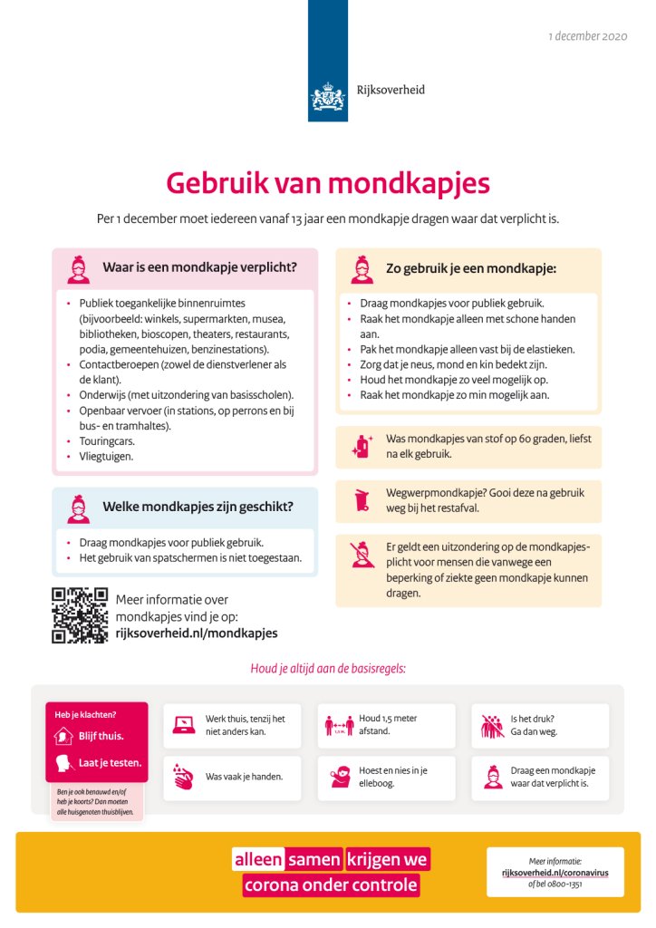 mondkapjesplicht