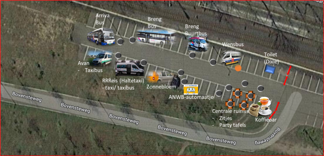 Plattegrond stands Vervoersdag