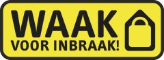 Logo waak voor inbraak